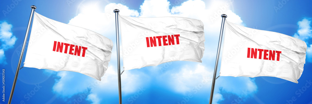 a white flag showing intent